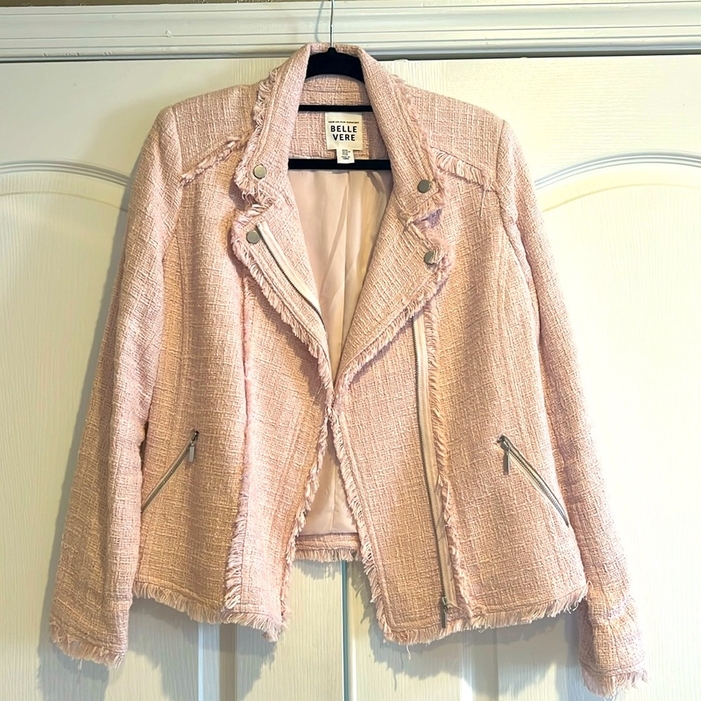 Pale Pink Boucle Jacket